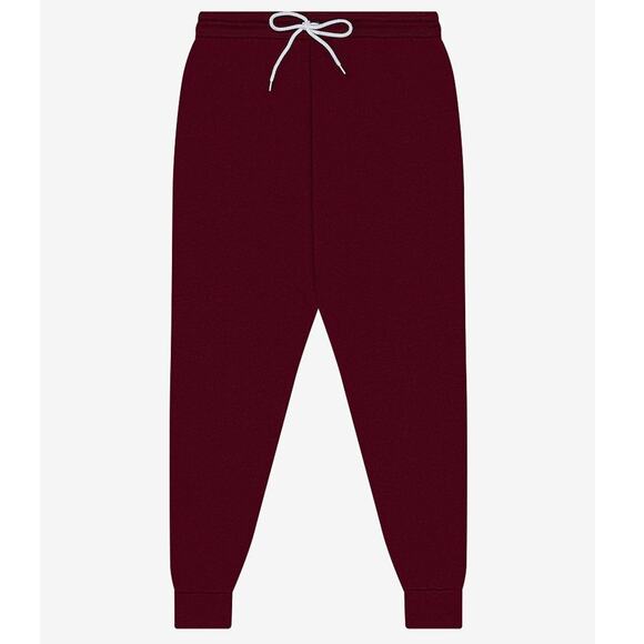 BELLA + CANVAS NEW Fleece Jogger Loungewear Sweatpants in Purple Maroon – Small - Picture 6 of 6